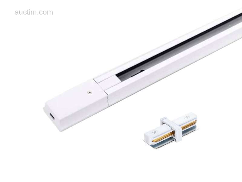 Sistema Raccordo Lineare SLV Per Binario Monofase Alto Voltaggio - Bianco, Design Minimal