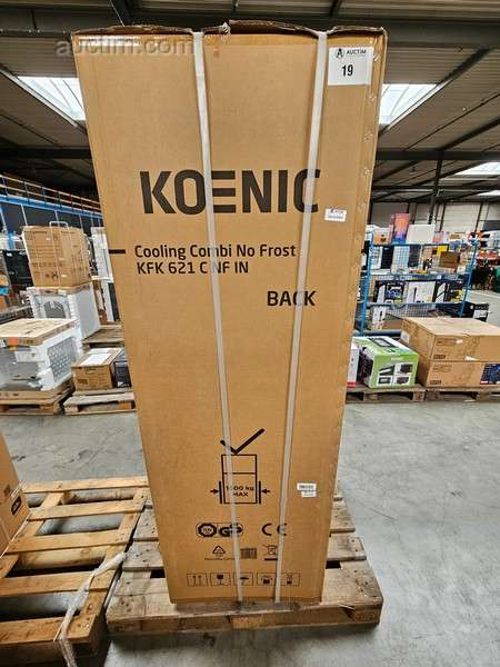 Kombinovaná chladnička s mrazničkou Koenic KFK621CNFIN