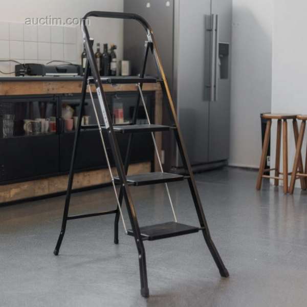 Kuchyňské schody 4 stupně, Hmotnost 7,6 kg, Rozměry 90...