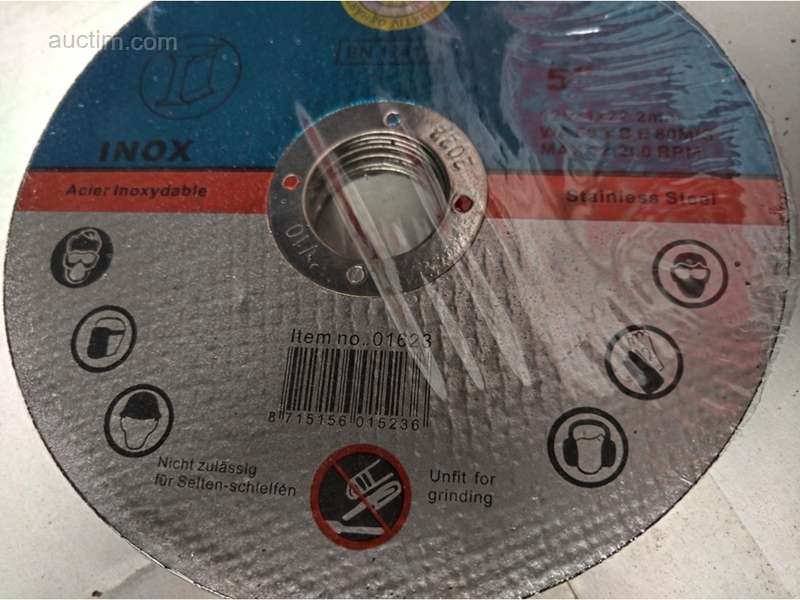 10 Stanford brusných kotoučů z nerezové oceli 125 mm 5"