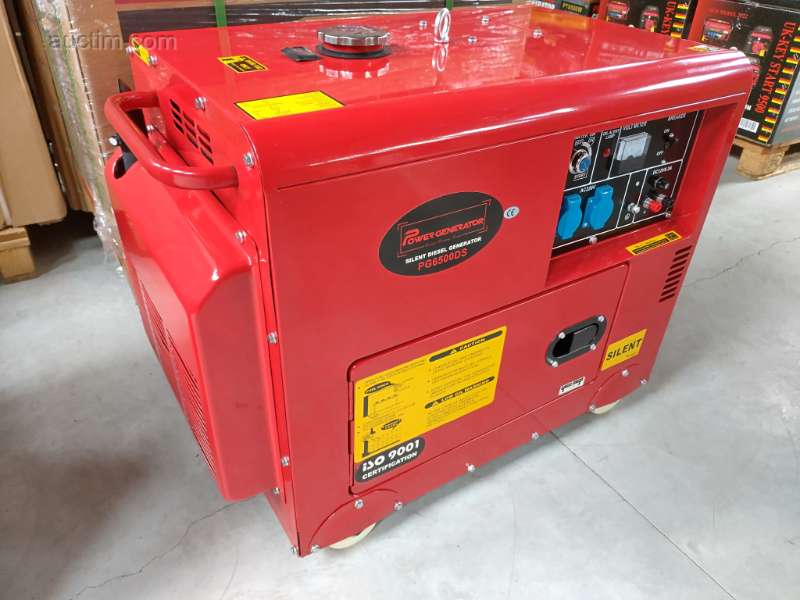 1 generator diesla, 5 KVA, generator 3-fazowy, 2x ...