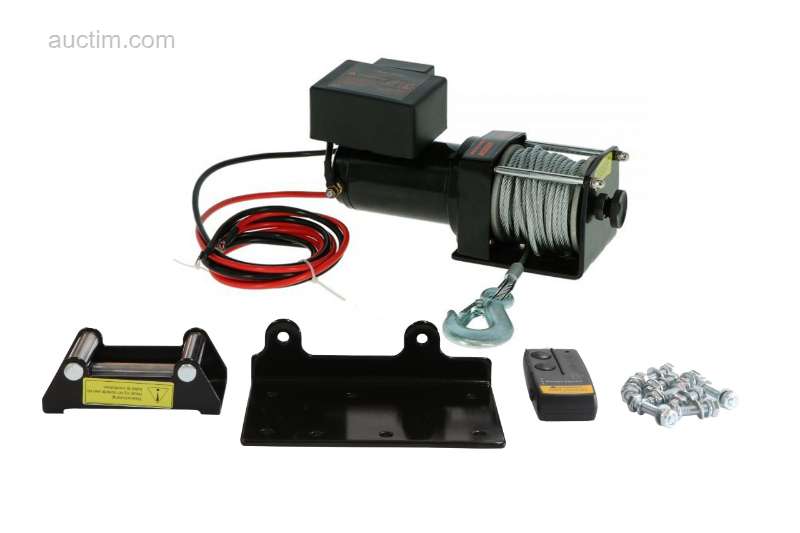 1 electric winch 12 volts 1361 kg