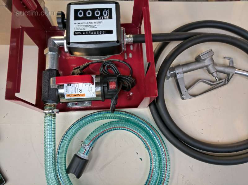 Diesel pump set 220 volts, including suction and pressure hose and ...