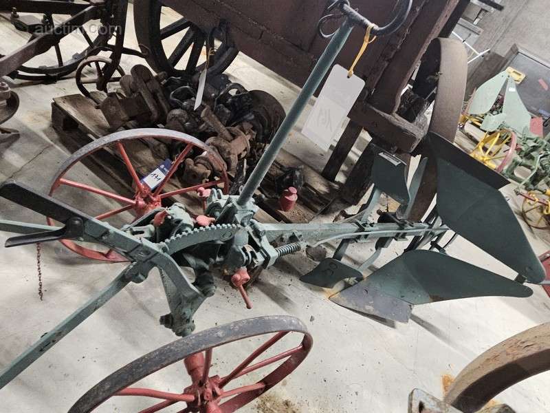 Antique metal towed plough MELOTTE...