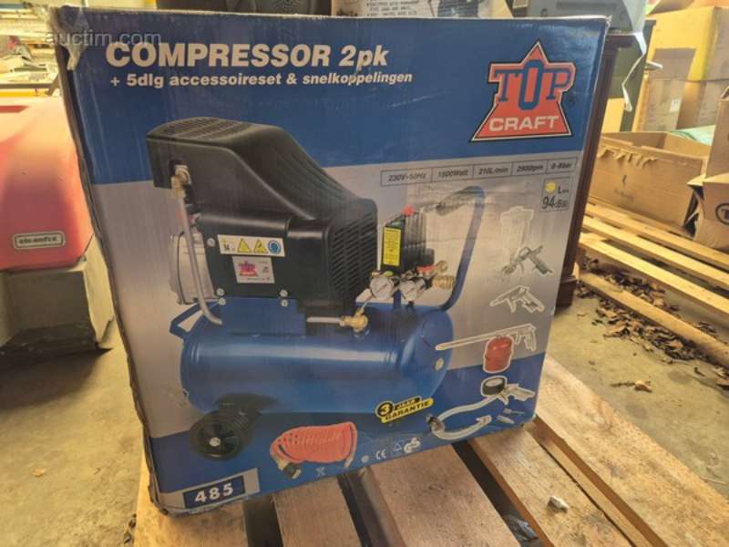 Mobile air compressor TOPCRAFT 485