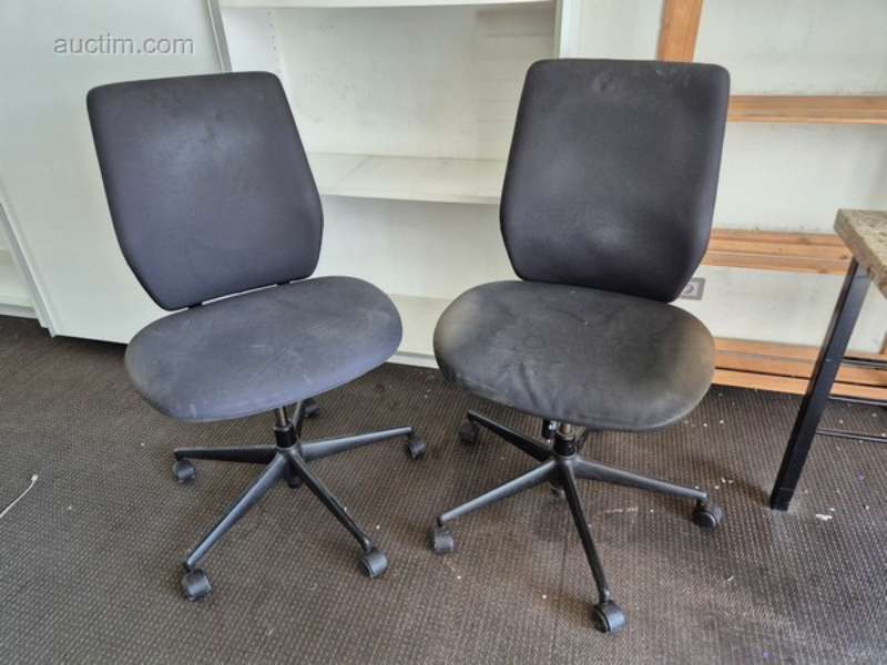 Schreibstühle aus Stoff (4x) VITRA