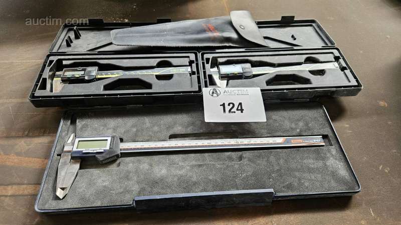 Various sliding calipers (3x) Absolut, Garant
