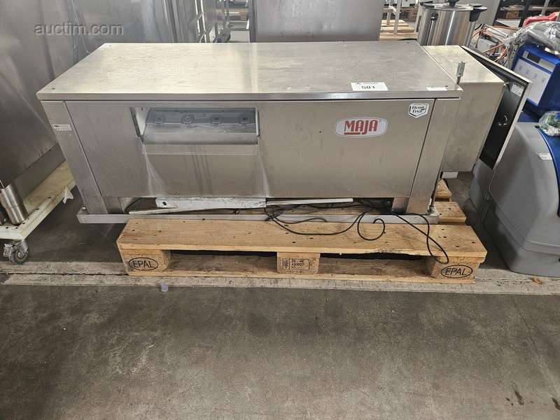 Edelstahl-Scherbeneismaschine MAJA RVE 800 S