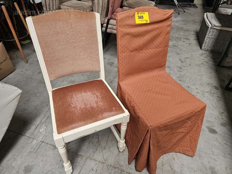 Sedie in legno con rivestimento in tessuto (26x)