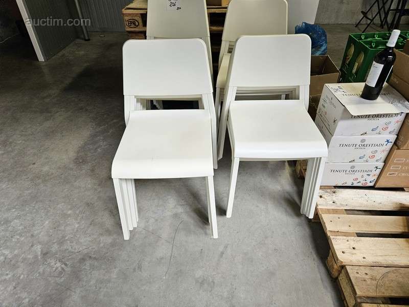 stapelbare PVC-Stühle (22x) Ikea Teodores