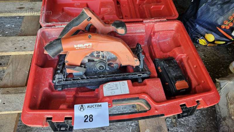 Sierra circular inalámbrica Hilti SC 70W-A22