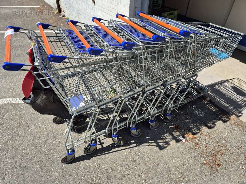 Wózki sklepowe metalowe (6x)