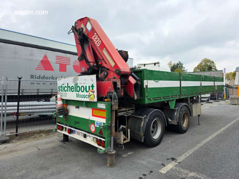 Royen SZ-2-PX 2008 semi-trailer with truck-mounted crane
