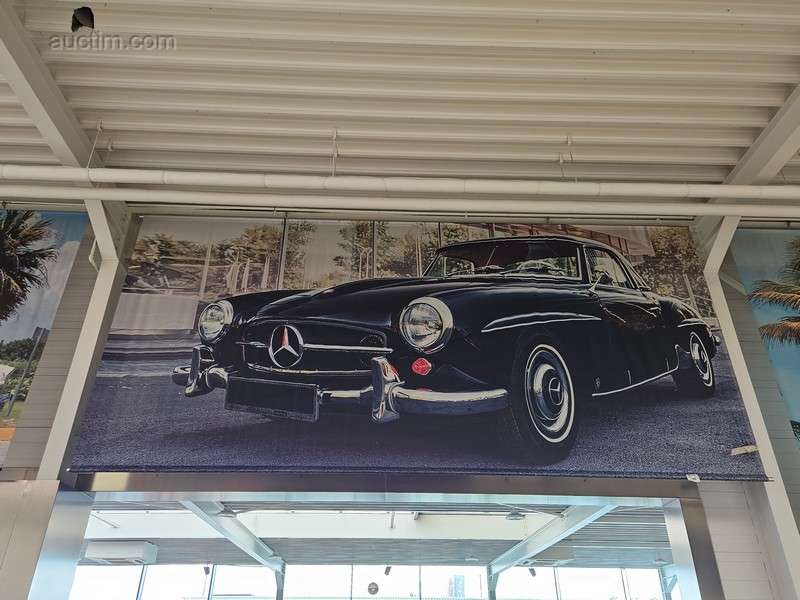 banner decorativ „MERCEDES 300SL”