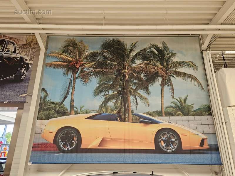 decorative banner "LAMBORGHIN MURCIELAGO...