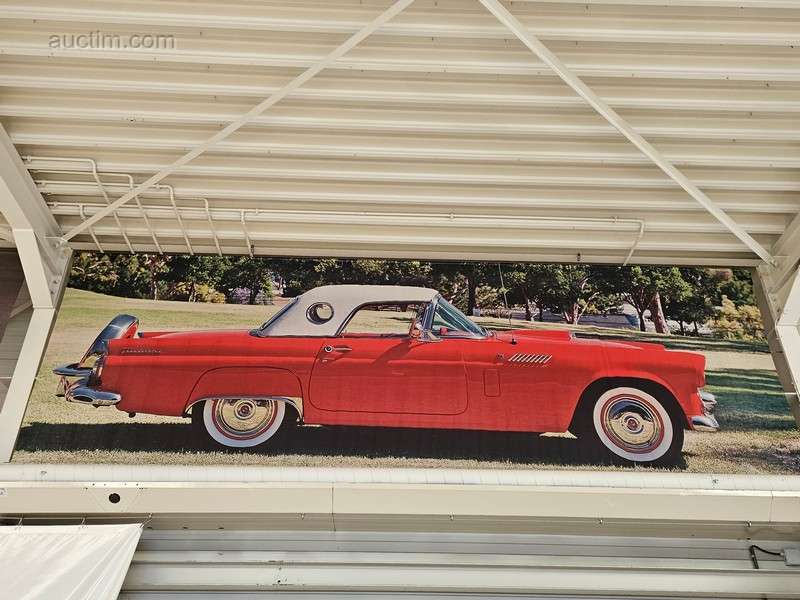 decorative banner "FORD THUNDERBIRD"