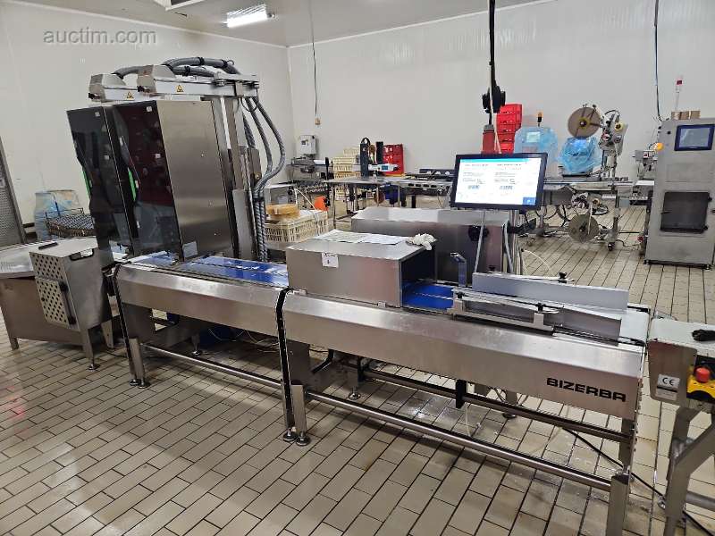 automatische RVS etiketeerlijn BIZERBA GLI G5...