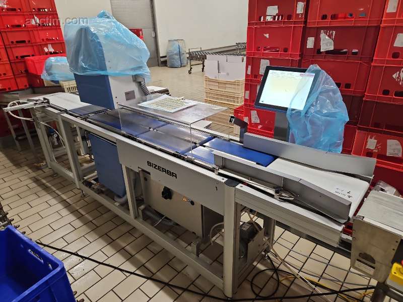 automatische RVS etiketeerlijn BIZERBA GLE MAXX