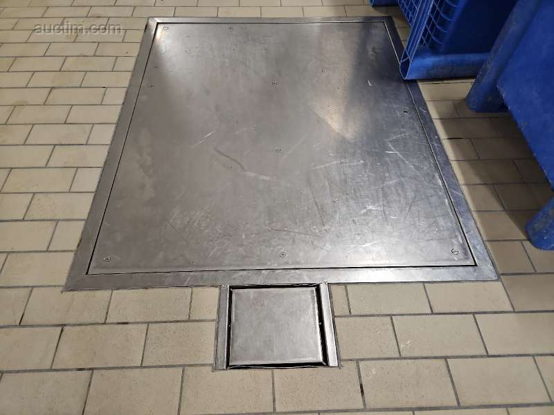 RVS inbouw palletweegschaal BIZERBA