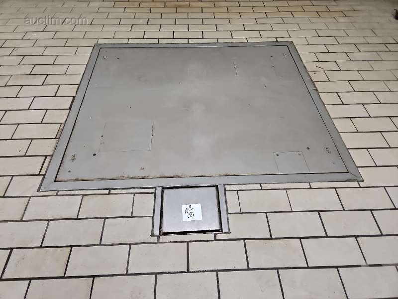 RVS inbouw palletweegschaal BIZERBA