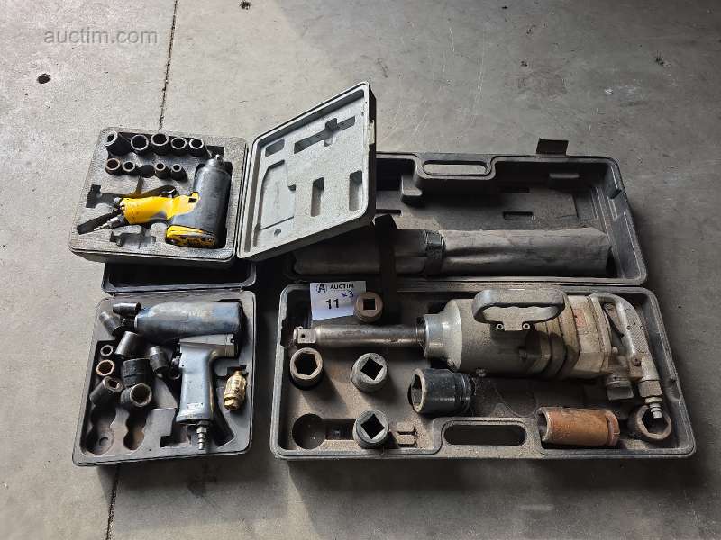 Various impact wrenches (3x) Including Puma,...