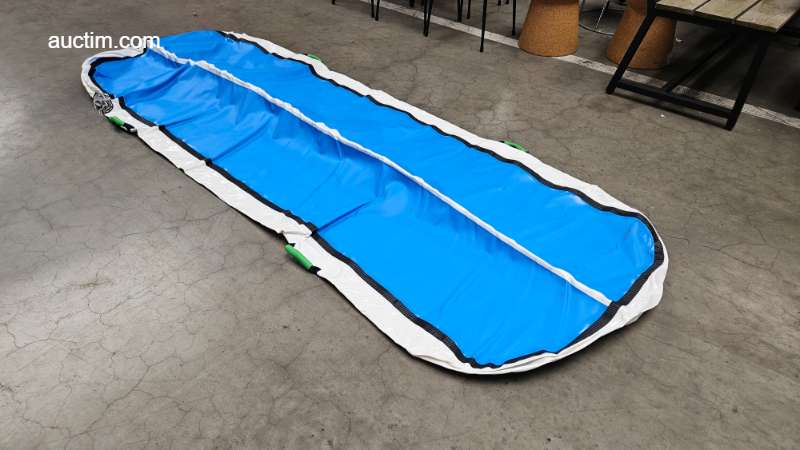 Oppustelig gymnastikmåtte 4 x 1 meter