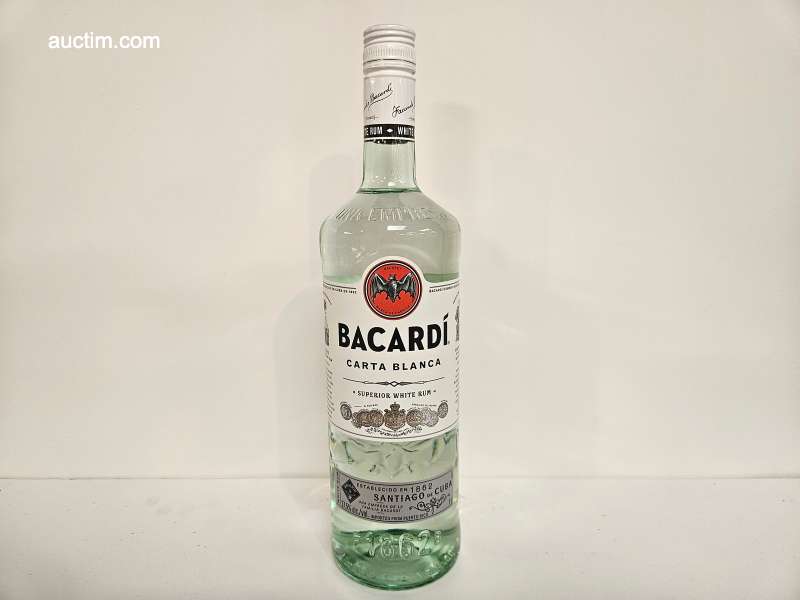 Bacardi Carta Blanca Rum 100 cl (60x) bottiglia(e)