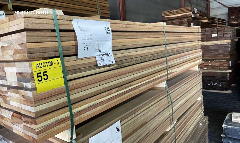 Circa. 227x assi di legno duro Guyana Teak...