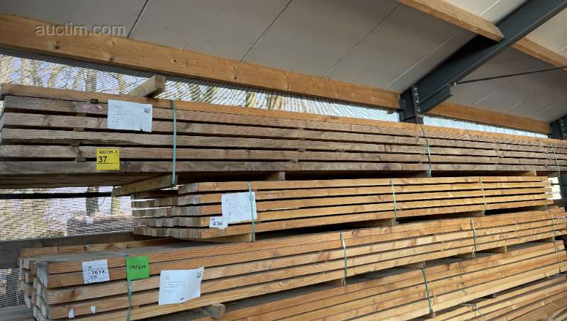 Circa. 37x travi Douglas piallate, 55x155mm,...