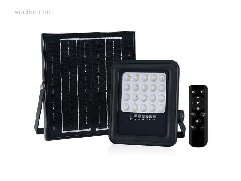 4 x Proiettore LED solare da 500 lumen con...