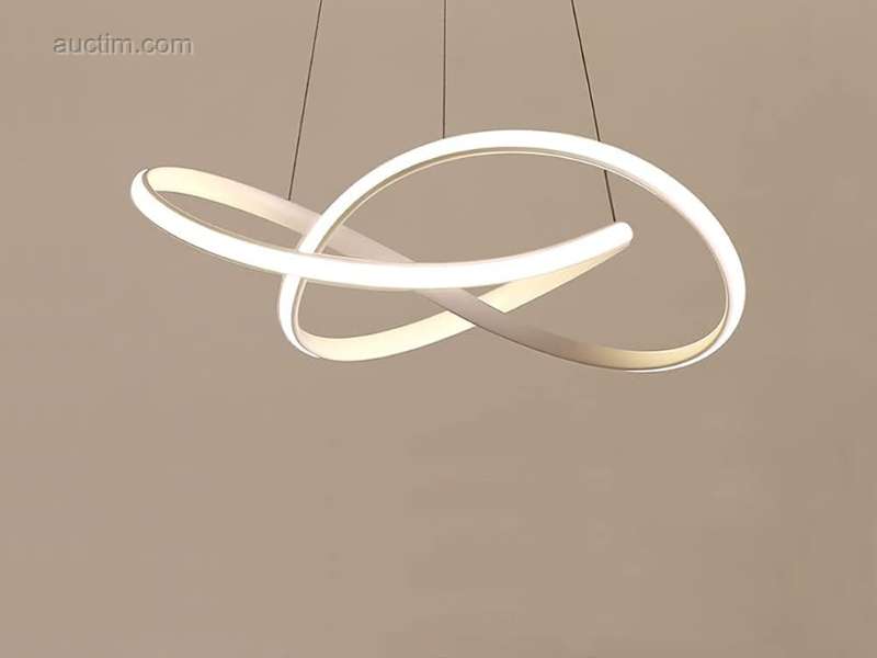 Infinity LED design fixture silver 1 x