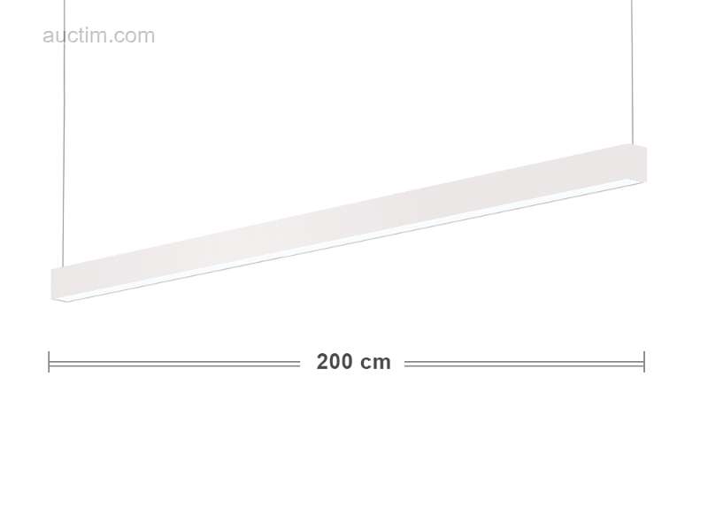 Sub 200 LED-Design-Pendelleuchte weiß 1 x