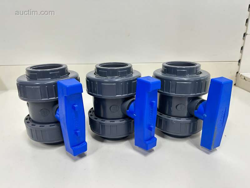 3x Effast PVC Kugelhahn 63mm