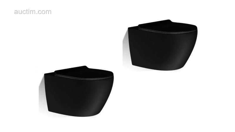 1x Sanitários - Preto Mate - Super Flush -...
