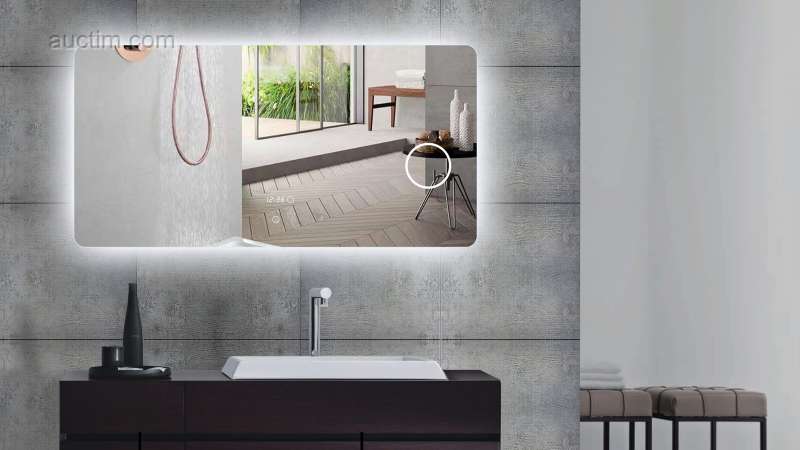1x LED-spegel - 100cm - Värme -...