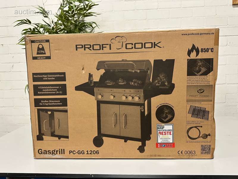 Proficook RVS gasbarbecue PC-GG 1206