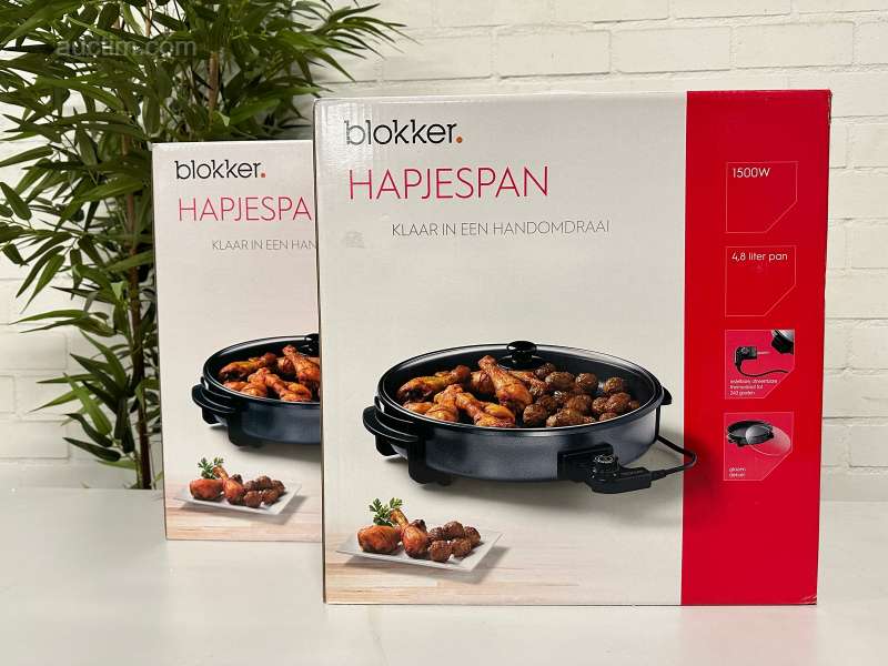2x Blokker snack pan