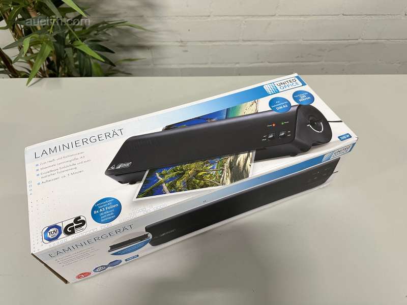 Plastificatrice United Office nera