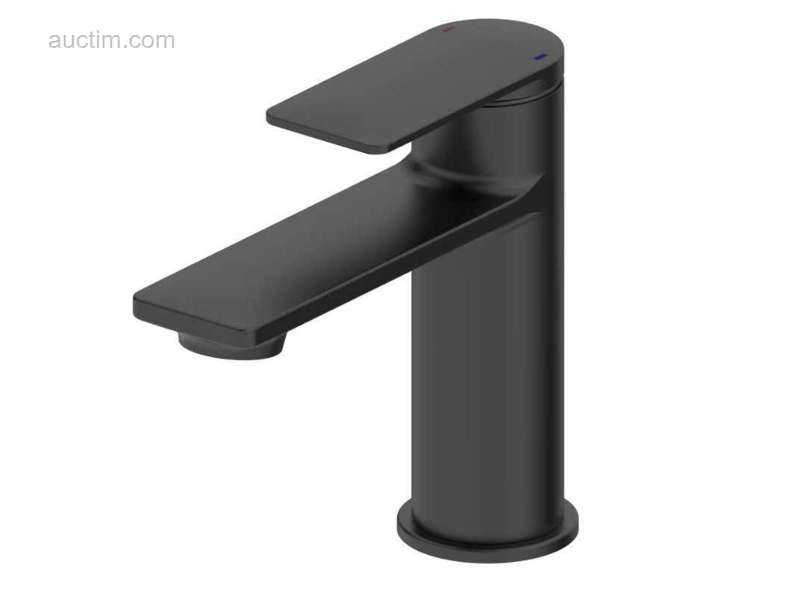 2 x Rubinetto per lavabo nero opaco (2x) Lavinno
