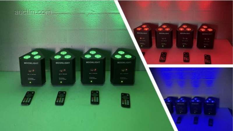 1x Set mit 4x LED-Batterieleuchten