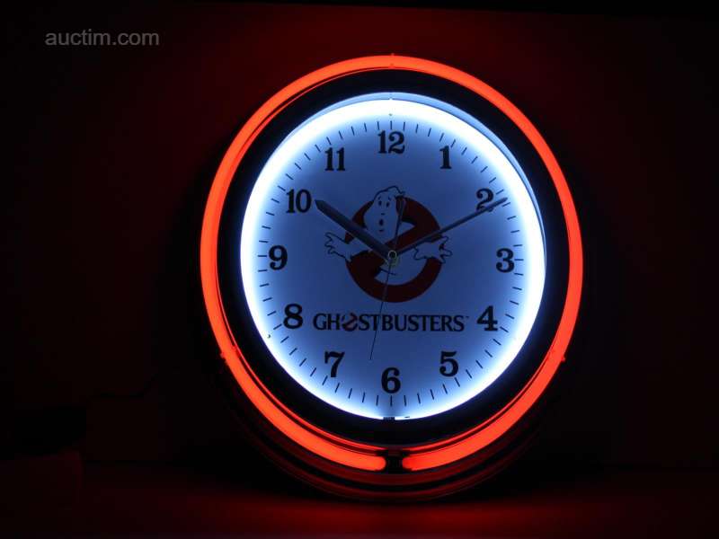 1x Neon Ghostbusters clock