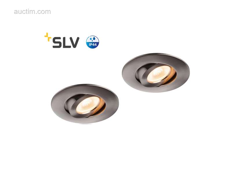 SLV Roiskeenkestävät LED-kohdevalot Alu 16 kpl