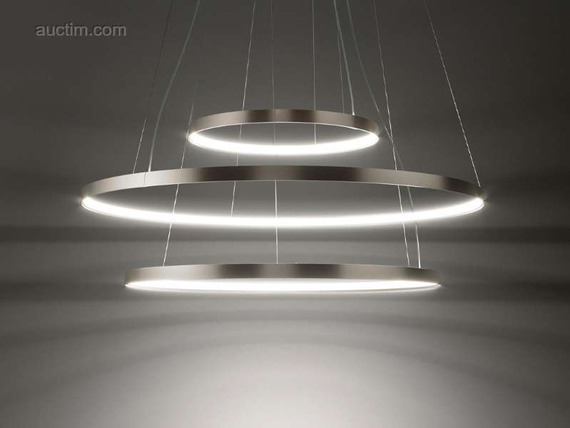 Aurora 360 design luminaire silver gloss 2 x