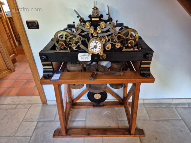 Antique French tower clock Jules Cretin