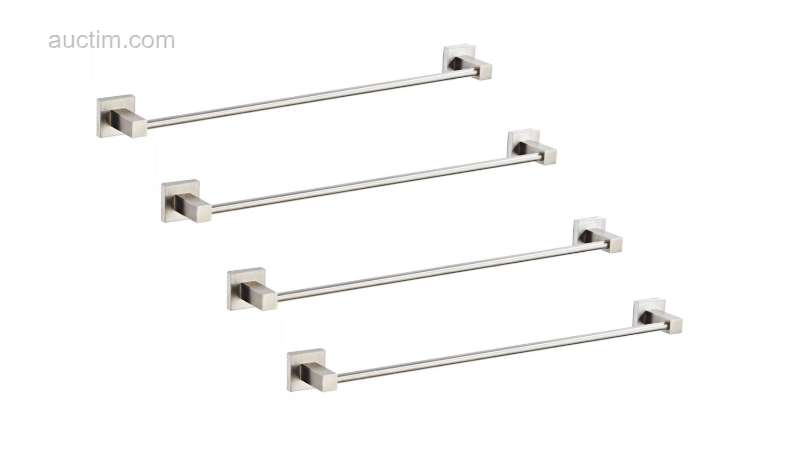 1x Håndklædestænger - 60cm - Børstet rustfrit stål
