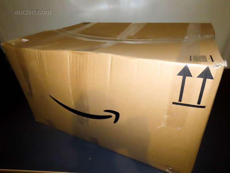 Paquete postal de caja de Amazon
